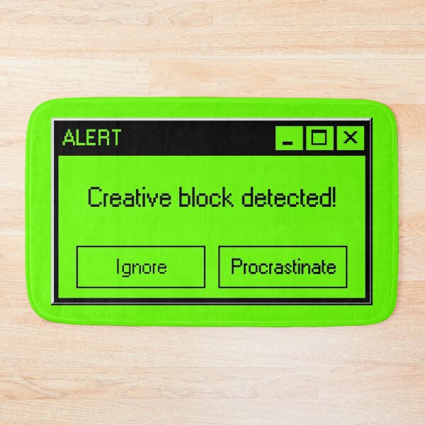 Item preview, Creative Block error - UX Designer | Graphic Designer | UI Designer Stickers designed and sold by PoshPixel.