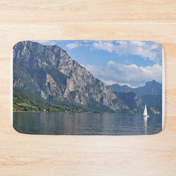 Item preview, Lake Traun Traunsee in Upper Austria landscapes summer season designed and sold by goceris.