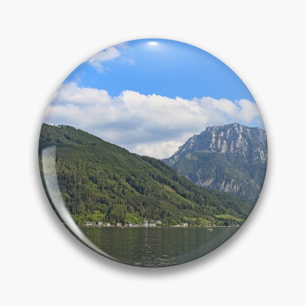 Item preview, Lake Traun Traunsee and mountains in Upper Austria landscapes designed and sold by goceris.