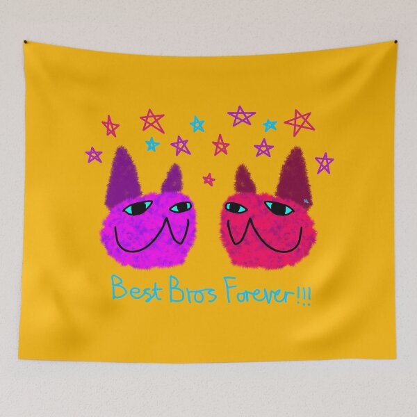 Item preview, Best Bros Forever Fuzzy Cats designed and sold by chowlet.