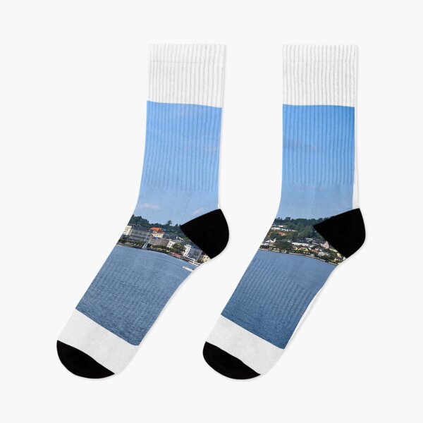 Item preview, Gmunden cityscape lakeside Lake Traun Traunsee  Austria designed and sold by goceris.