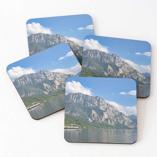 Item preview, Ferry boat sails on Lake Traun Traunsee in Upper Austria  designed and sold by goceris.