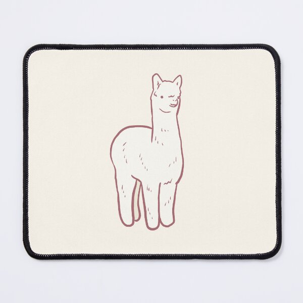 Item preview, Cute White Lama  designed and sold by Mayarart.