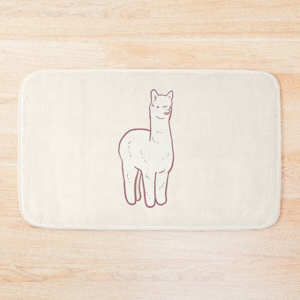 Item preview, Cute White Lama  designed and sold by Mayarart.