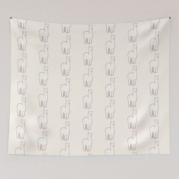 Item preview, Cute White Lama  designed and sold by Mayarart.