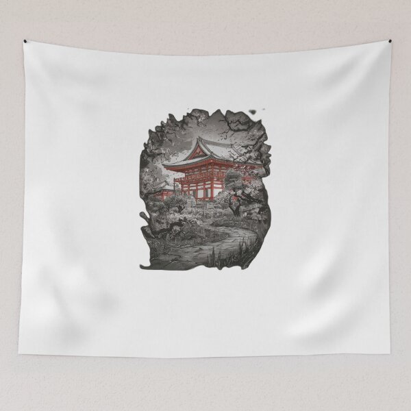 Item preview, Japanese temple in the forest designed and sold by carcoseco.