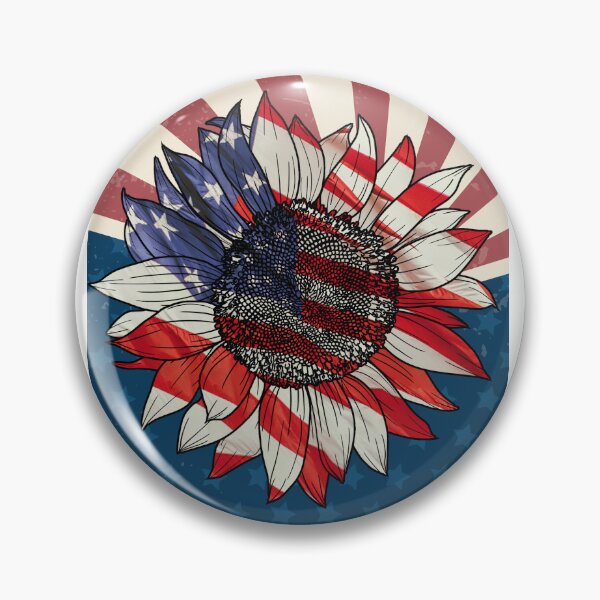 Item preview, "Sunrise Sunflower: American T-Shirt", USA T-shirts designed and sold by BeYourself1993.