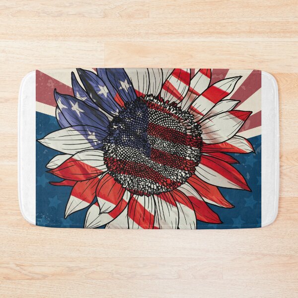 Item preview, "Sunrise Sunflower: American T-Shirt", USA T-shirts designed and sold by BeYourself1993.