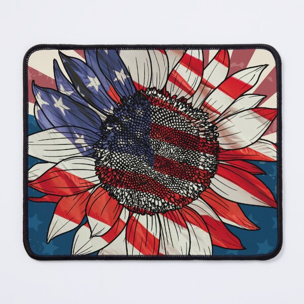 Item preview, "Sunrise Sunflower: American T-Shirt", USA T-shirts designed and sold by BeYourself1993.