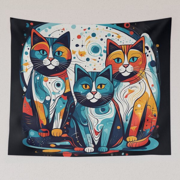 Aperçu de l'œuvre Chats chats arty créée et vendue par JackFreestone.
