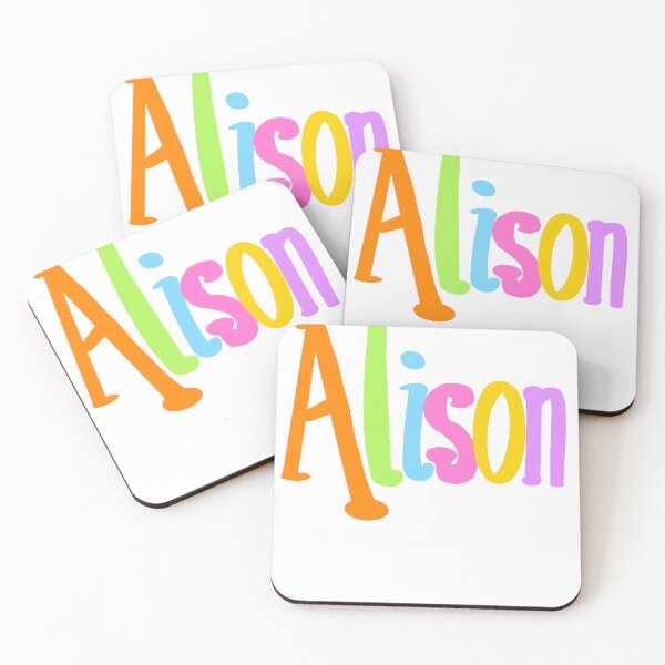 Item preview, Alison Girls and womens Personalized Custom name Alison designed and sold by Artonmytee.