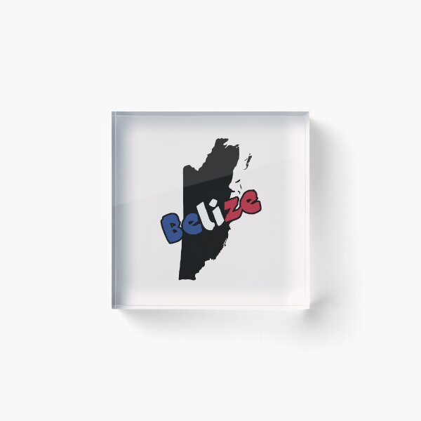 Item preview, Belize Flag Map designed and sold by AnimalsDH305.