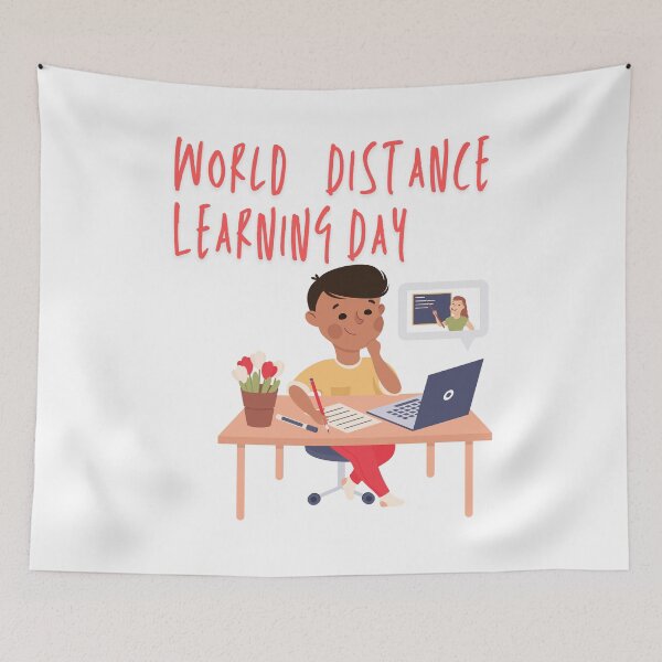 Item preview, World Distance Learning Day designed and sold by Simo0455.