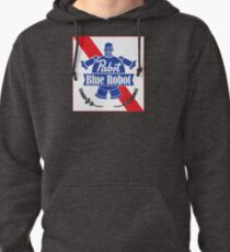 Pabst Blue Robot Pullover Hoodie