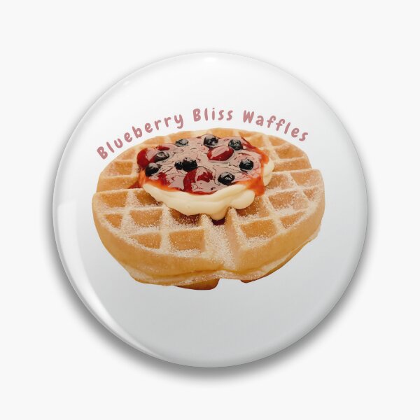 Item preview, Blueberry Bliss Waffles Dessert Yummy designed and sold by Lemon-Monday.