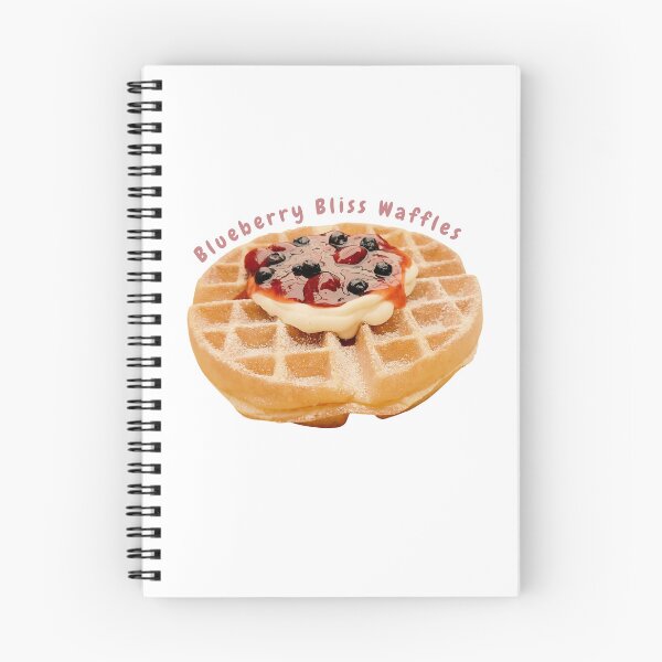 Item preview, Blueberry Bliss Waffles Dessert Yummy designed and sold by Lemon-Monday.