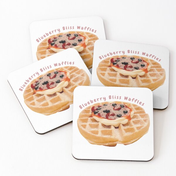 Item preview, Blueberry Bliss Waffles Dessert Yummy designed and sold by Lemon-Monday.