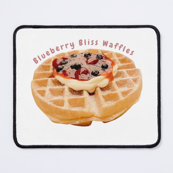 Item preview, Blueberry Bliss Waffles Dessert Yummy designed and sold by Lemon-Monday.