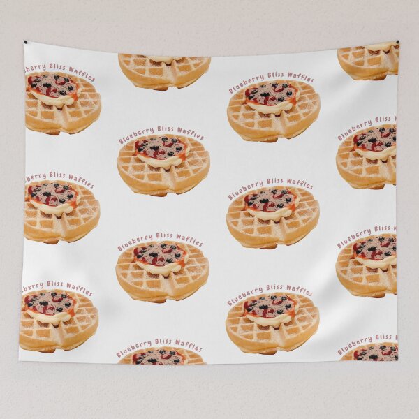 Item preview, Blueberry Bliss Waffles Dessert Yummy designed and sold by Lemon-Monday.