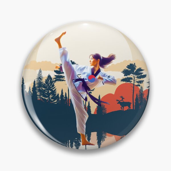 Item preview, taekwondo girl(태권도) designed and sold by lovelybong.