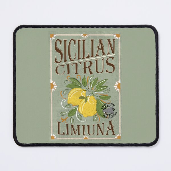 Item preview, Sicilian citrus - Limiuna - Vintage tag designed and sold by PerlaDesignArt.