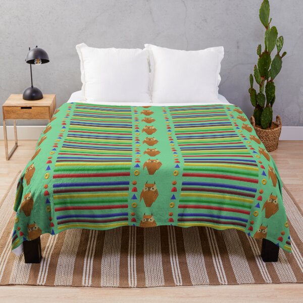Item preview, geometric patterned owl designed and sold by Amateurtrader.
