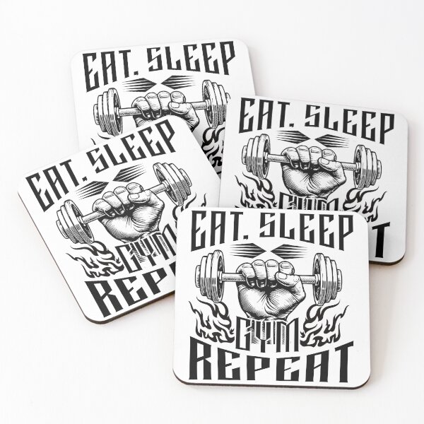Item preview, Eat Sleep Gym Repeat designed and sold by Teez Haven.
