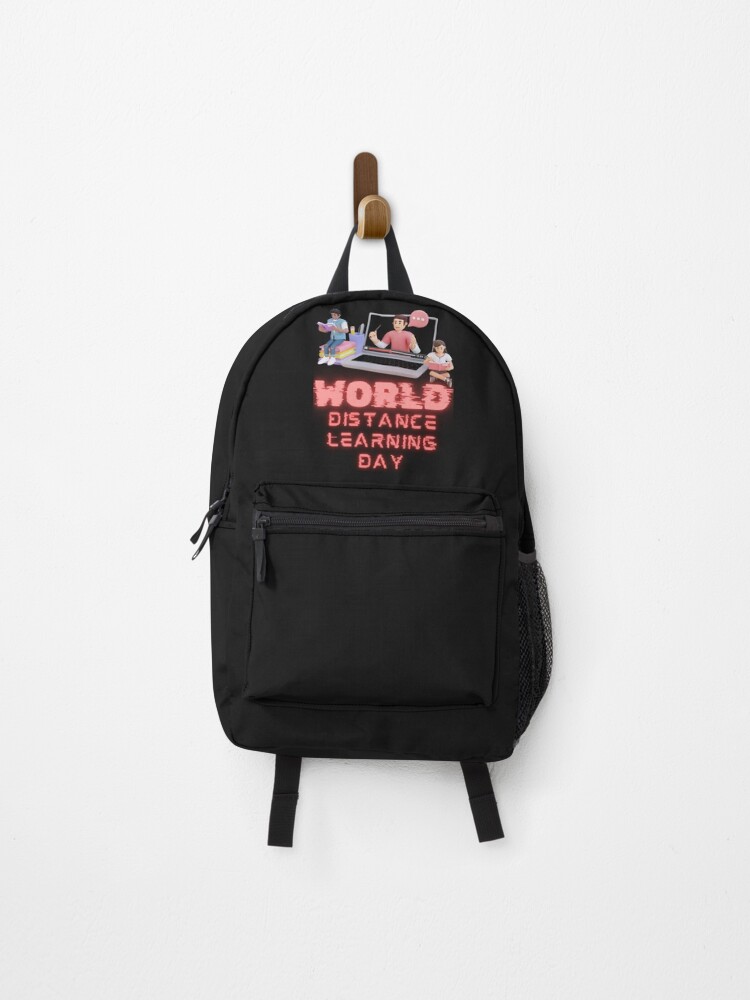 Thumbnail 1 of 3, Backpack, World Distance Learning Day designed and sold by Simo0455.