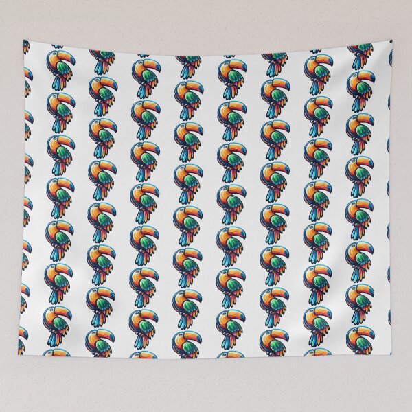 Item preview, Colorful Toucan Dream - Vibrant Tropical Bird designed and sold by Akioos.