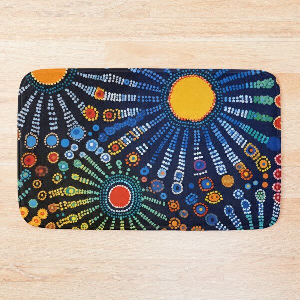 Item preview, Aboriginal Inspired Dot Art - Tribal Flowers designed and sold by GrinGalore.