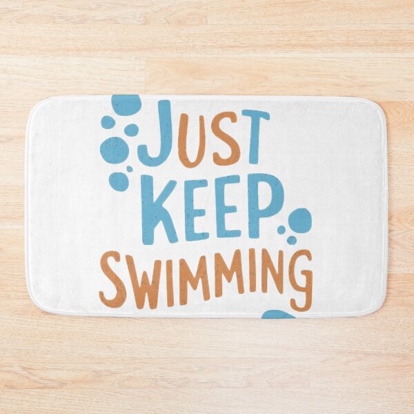 Item preview, Swimmer Quote : Just keep swimming, designed and sold by venavar.