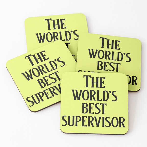 Item preview, The World's Best Supervisor designed and sold by 87-Aesthetics.