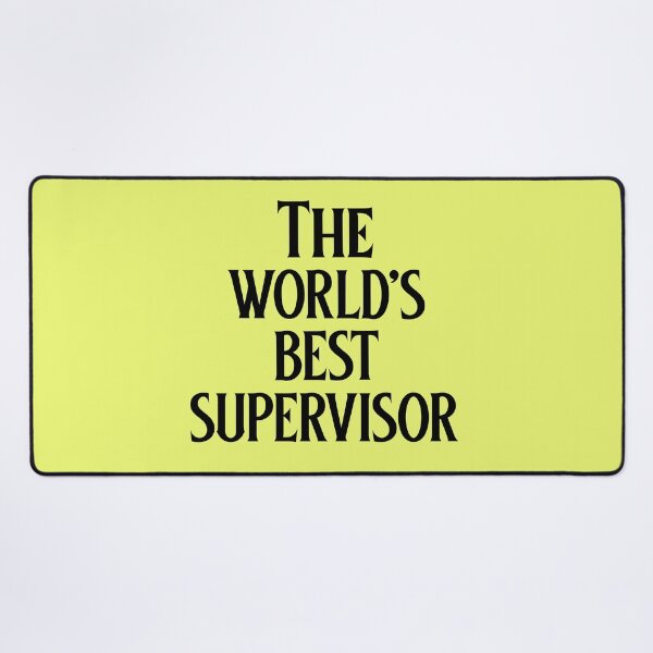 Item preview, The World's Best Supervisor designed and sold by 87-Aesthetics.