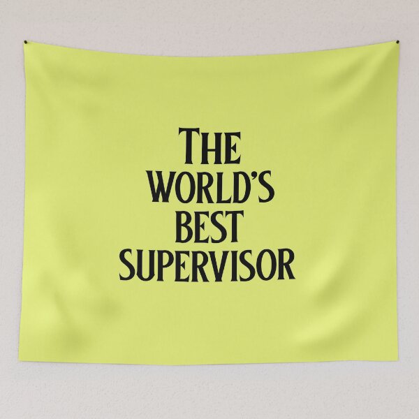 Item preview, The World's Best Supervisor designed and sold by 87-Aesthetics.