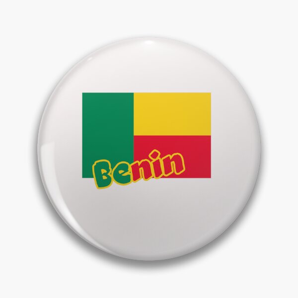Item preview, Benin Flag Map designed and sold by AnimalsDH305.