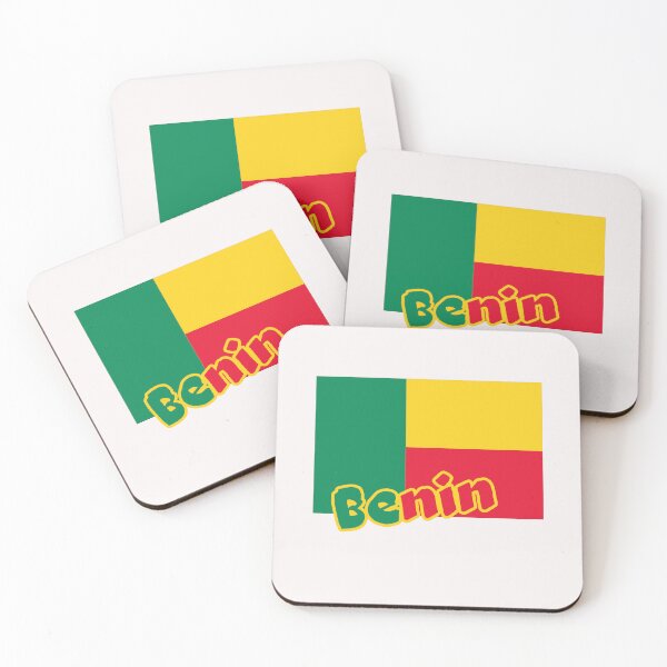 Item preview, Benin Flag Map designed and sold by AnimalsDH305.