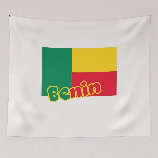 Item preview, Benin Flag Map designed and sold by AnimalsDH305.