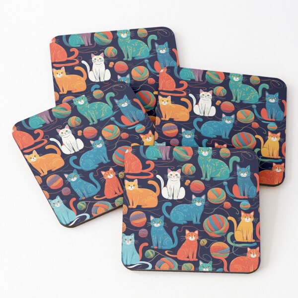 Item preview, Cats with wool designed and sold by JackFreestone.