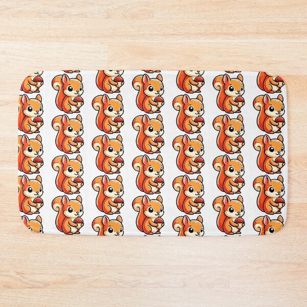 Item preview, Autumn Acorn Harvest - Adorable Squirrel Collecting Acorns designed and sold by Akioos.