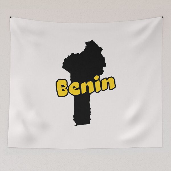 Item preview, Benin Flag Map designed and sold by AnimalsDH305.