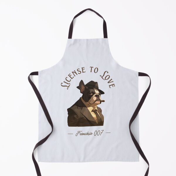 Item preview, French bulldog as a secret agent. License to love designed and sold by Tsifra.