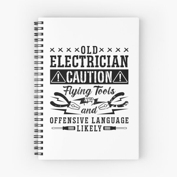 Item preview, Old Electrician Caution Repair Worker Electrician designed and sold by tshirtconcepts.