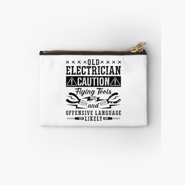 Item preview, Old Electrician Caution Repair Worker Electrician designed and sold by tshirtconcepts.