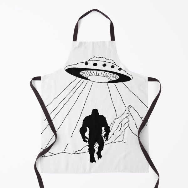 Item preview, UFO Bigfoot Gorilla Alien Design designed and sold by Teez Haven.