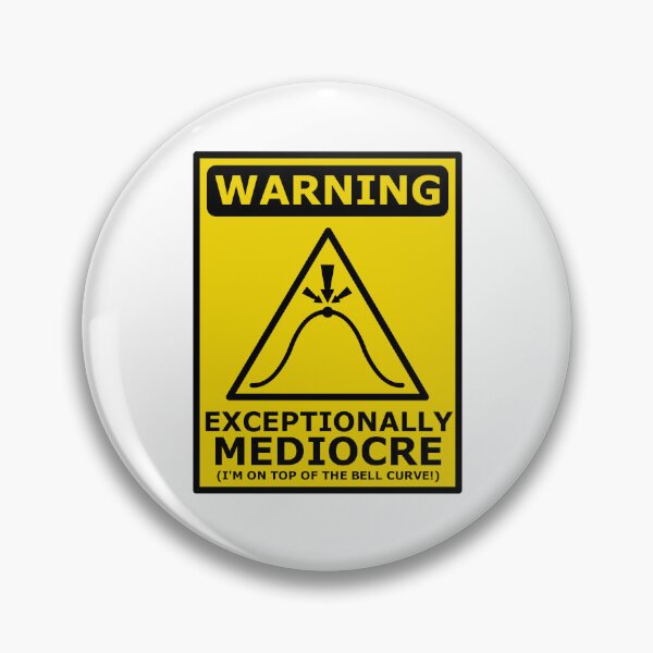 Item preview, OxyMORON - Exceptionally Mediocre Warning Sign designed and sold by aMIAzing.