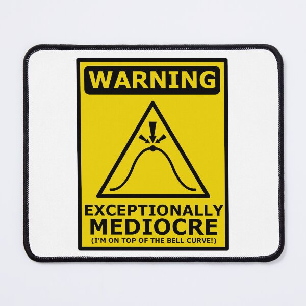 Item preview, OxyMORON - Exceptionally Mediocre Warning Sign designed and sold by aMIAzing.