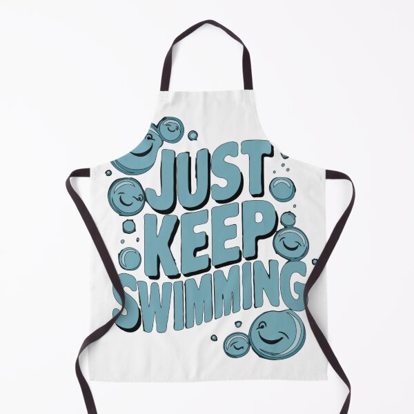 Item preview, Swimmer Quote : Just keep swimming, designed and sold by venavar.