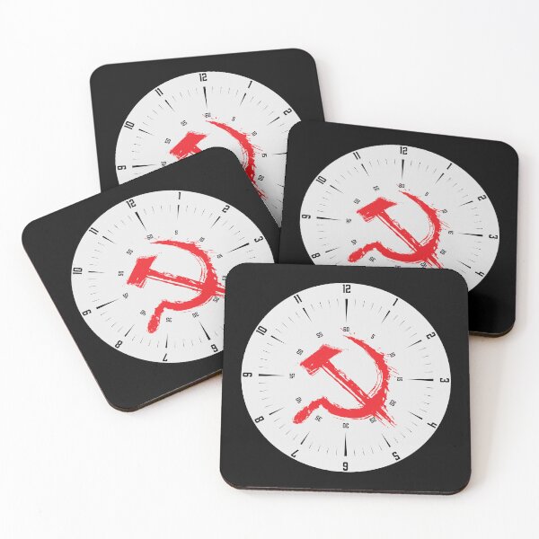 Item preview, wall clock, sickle and hammer, symbol of communism designed and sold by Numbers-Art.