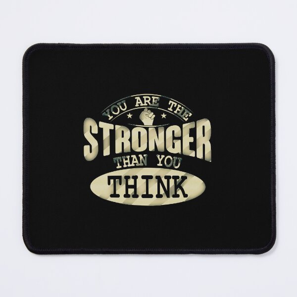 Item preview, You are stronger than you think, Motivational Quote designed and sold by creativerooney.