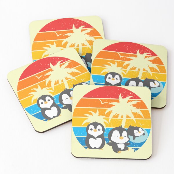 Item preview, A happy and playful little penguins on the beach designed and sold by MerryCrown.